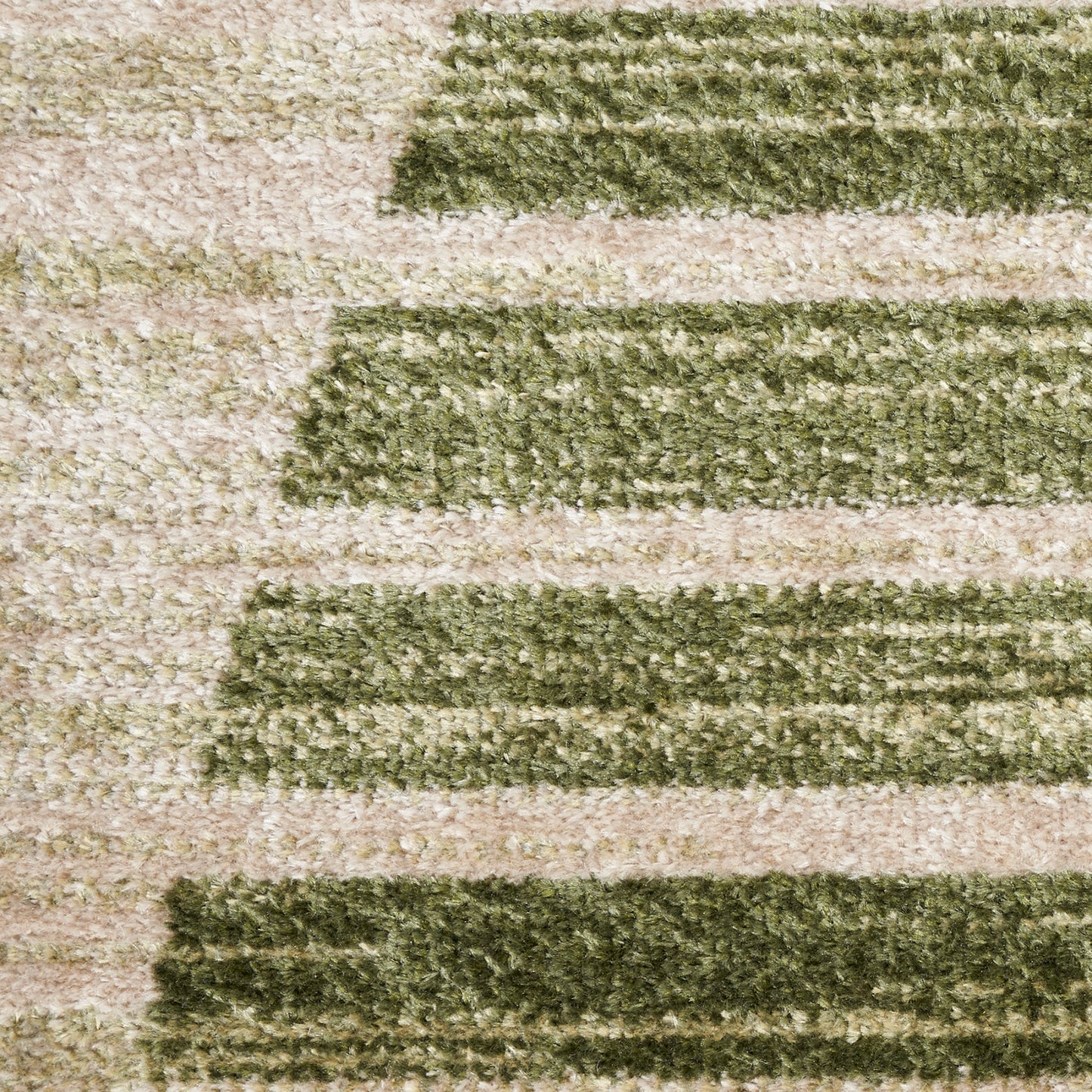 Nourison Astra Ivory & Olive Pet Friendly Machine Washable Rug - Swatch