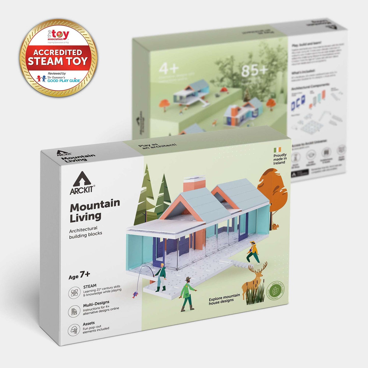 Bundle kit with Arckit GO Eco and Mountain Living Architectural Model Kits