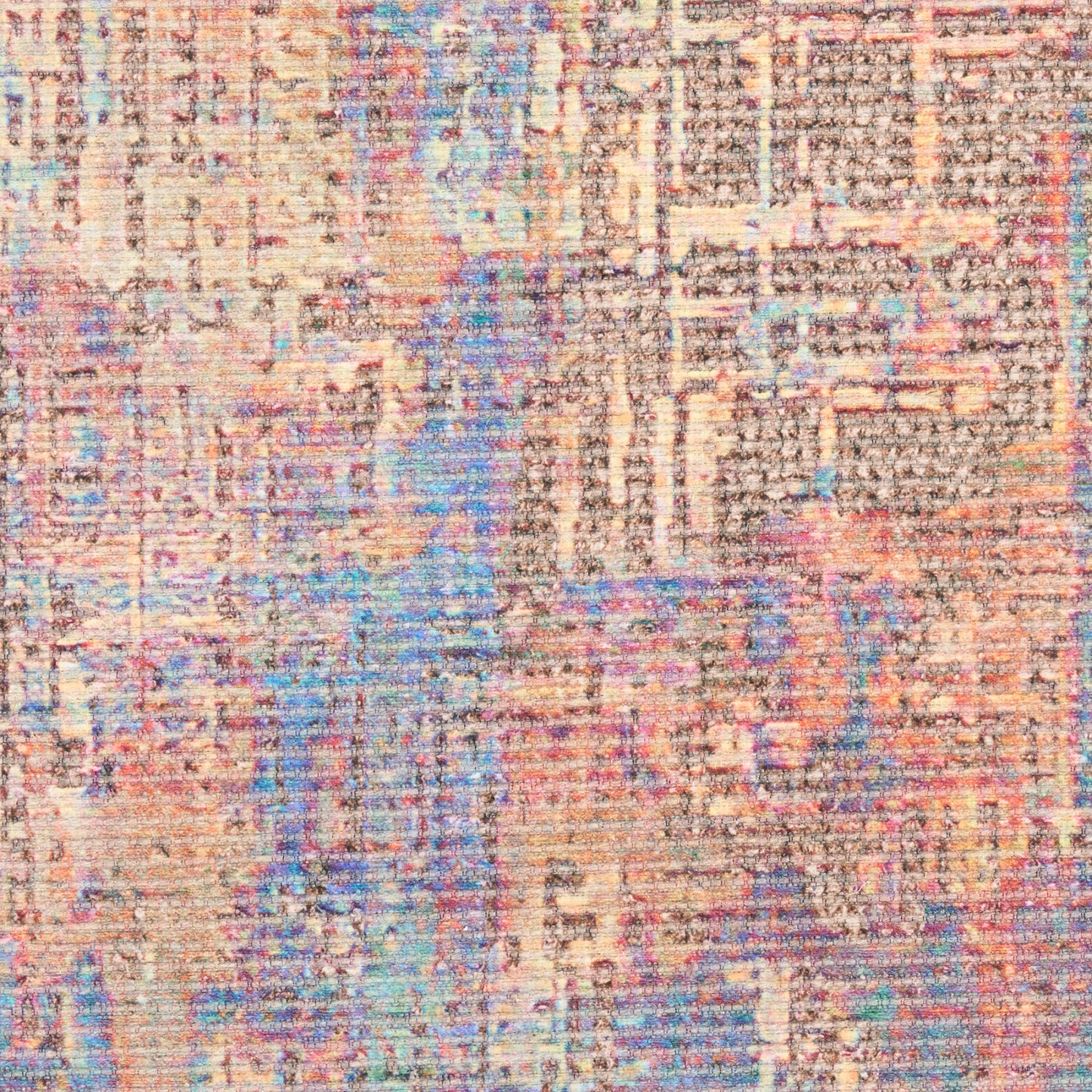 Nourison Botanical Multicolor Machine Washable Rug - Swatch