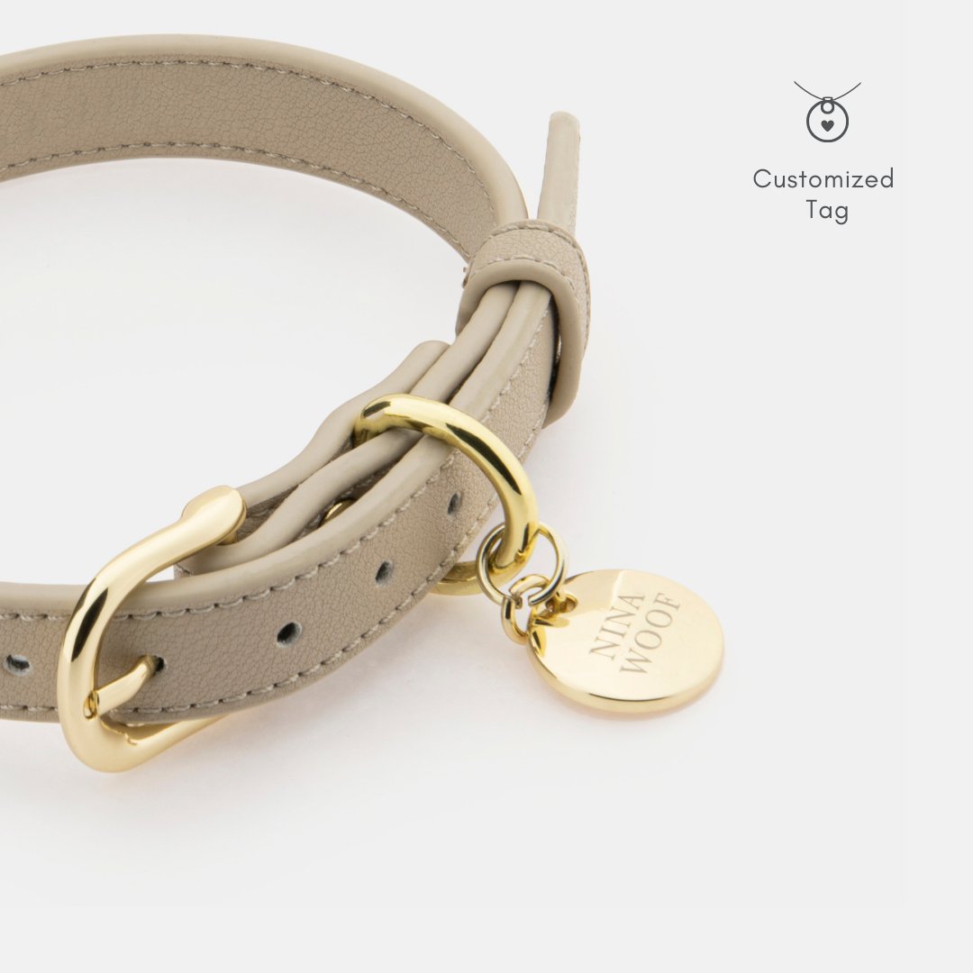 Vegan Leather Collar for Air Tag