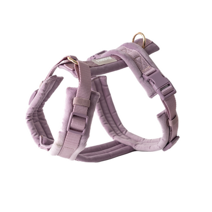 Velvet Dog Harness - Lilac