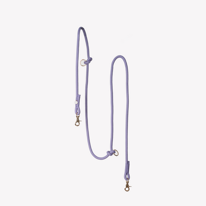 Hands Free Braided Leash - Lavender