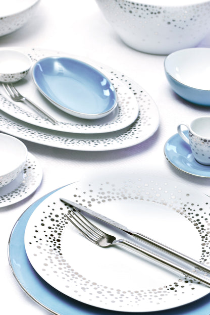 Silver Rain Cereal Bowl - Set of 4