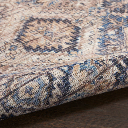 Nourison New Concept Ivory & Latte Machine Washable Rug - Texture