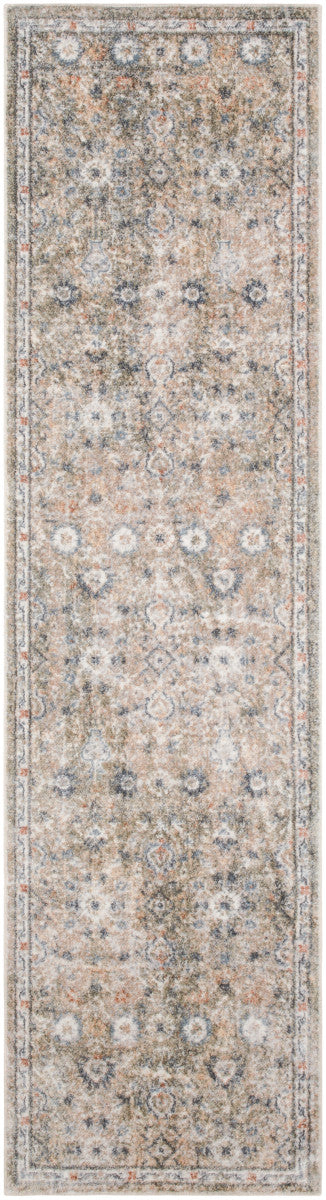 Nourison Astra Silver & Taupe Pet Friendly Machine Washable Rug - 2' x 6'