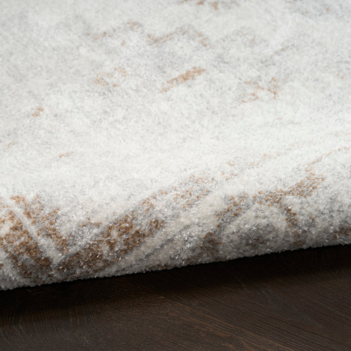 Nourison Astra Grey Pet Friendly Machine Washable Rug - Texture
