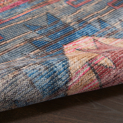 Nourison New Concept Multicolor Machine Washable Rug - Texture