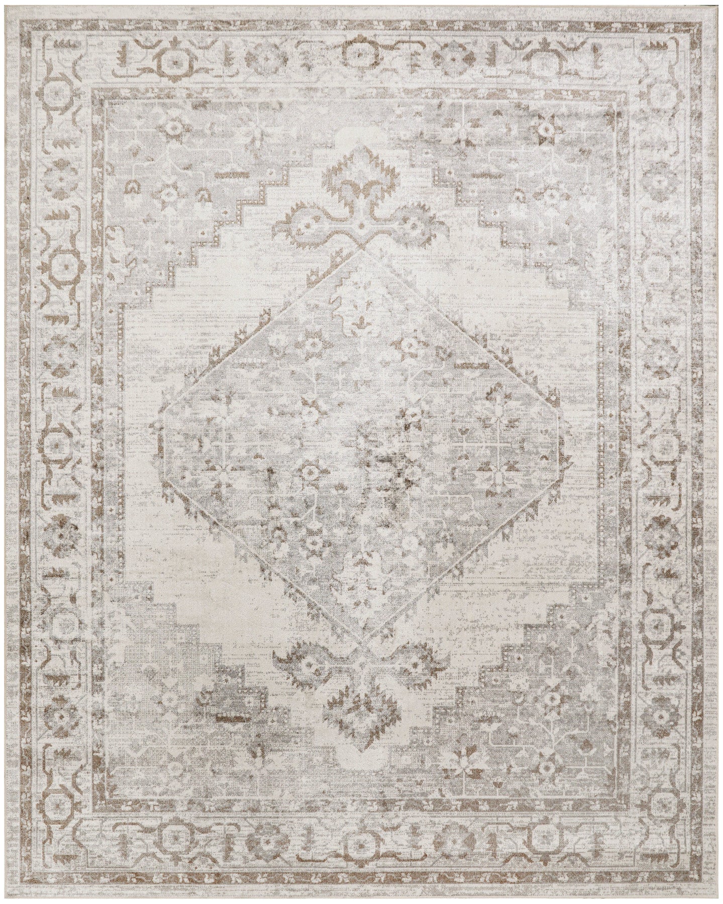 Nourison Astra Grey Pet Friendly Machine Washable Rug - Main