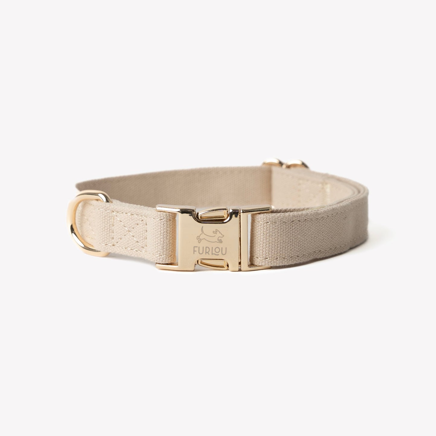 Canvas Dog Collar - Tan