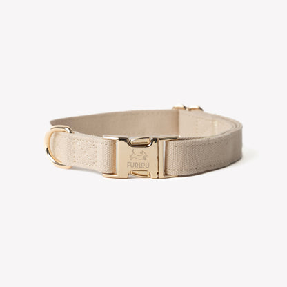 Canvas Dog Collar - Tan
