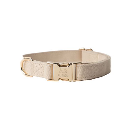 Canvas Dog Collar - Tan