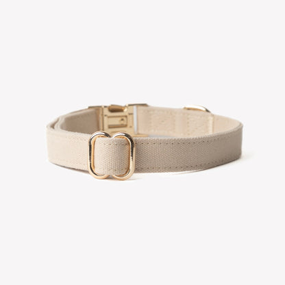 Canvas Dog Collar - Tan