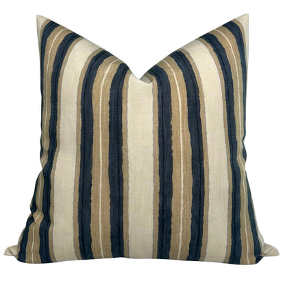 Shoreline Pillow in Pebble, Indoor Outdoor