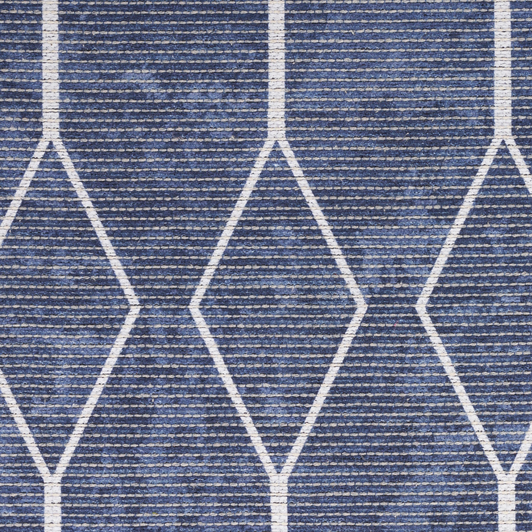 Nourison New Concept Navy Machine Washable Rug - Swatch