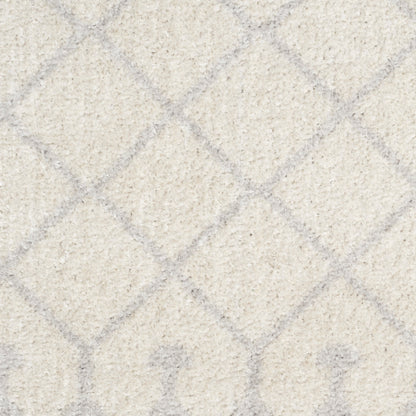 Nourison Astra Ivory Pet Friendly Machine Washable Rug - Swatch