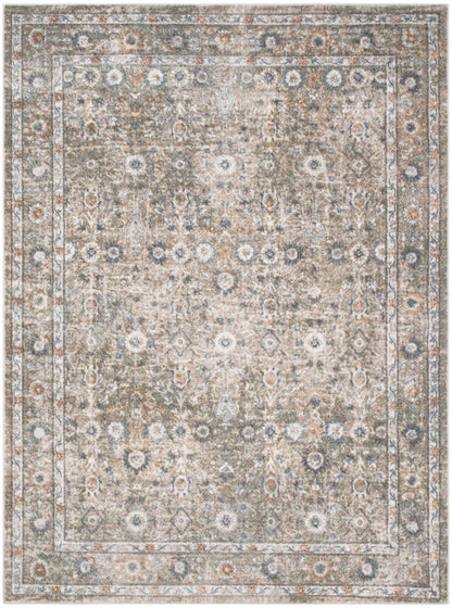 Nourison Astra Gold & Grey Pet Friendly Machine Washable Rug - 5'3" x 7'