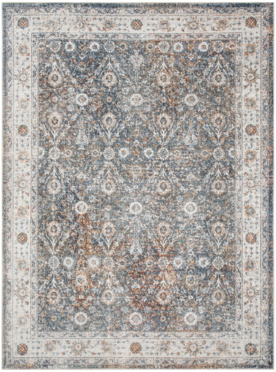 Nourison Astra Ivory & Multicolor Pet Friendly Machine Washable Rug - 5'3" x 7'