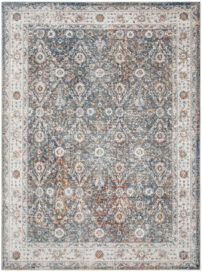 Nourison Astra Ivory & Multicolor Pet Friendly Machine Washable Rug - 5'3" x 7'
