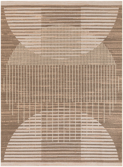 Nourison Astra Latte Pet Friendly Machine Washable Rug - 5'3" x 7'