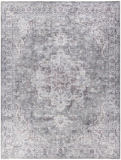 Nourison New Concept Ivory & Grey Machine Washable Rug - 10' x 14'