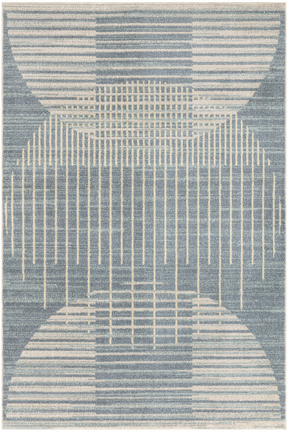Nourison Astra Blue Pet Friendly Machine Washable Rug - 3'3" x 5'