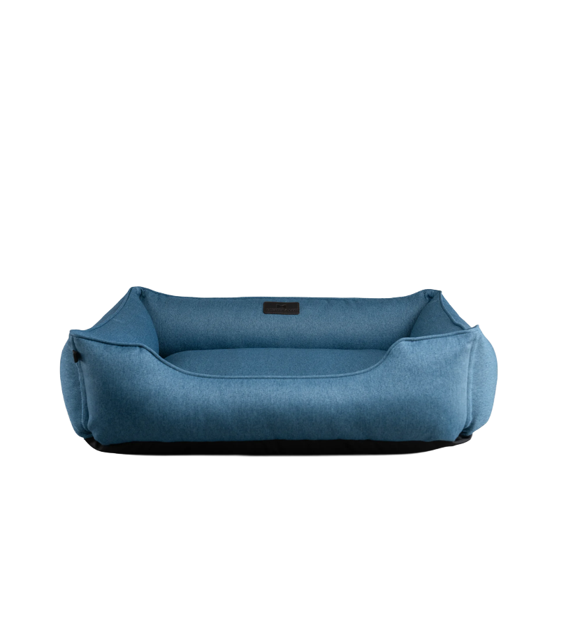 Blue Cotton Sleeper Pet Bed