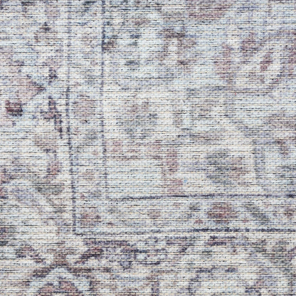 Nourison New Concept Ivory & Grey Machine Washable Rug - Swatch