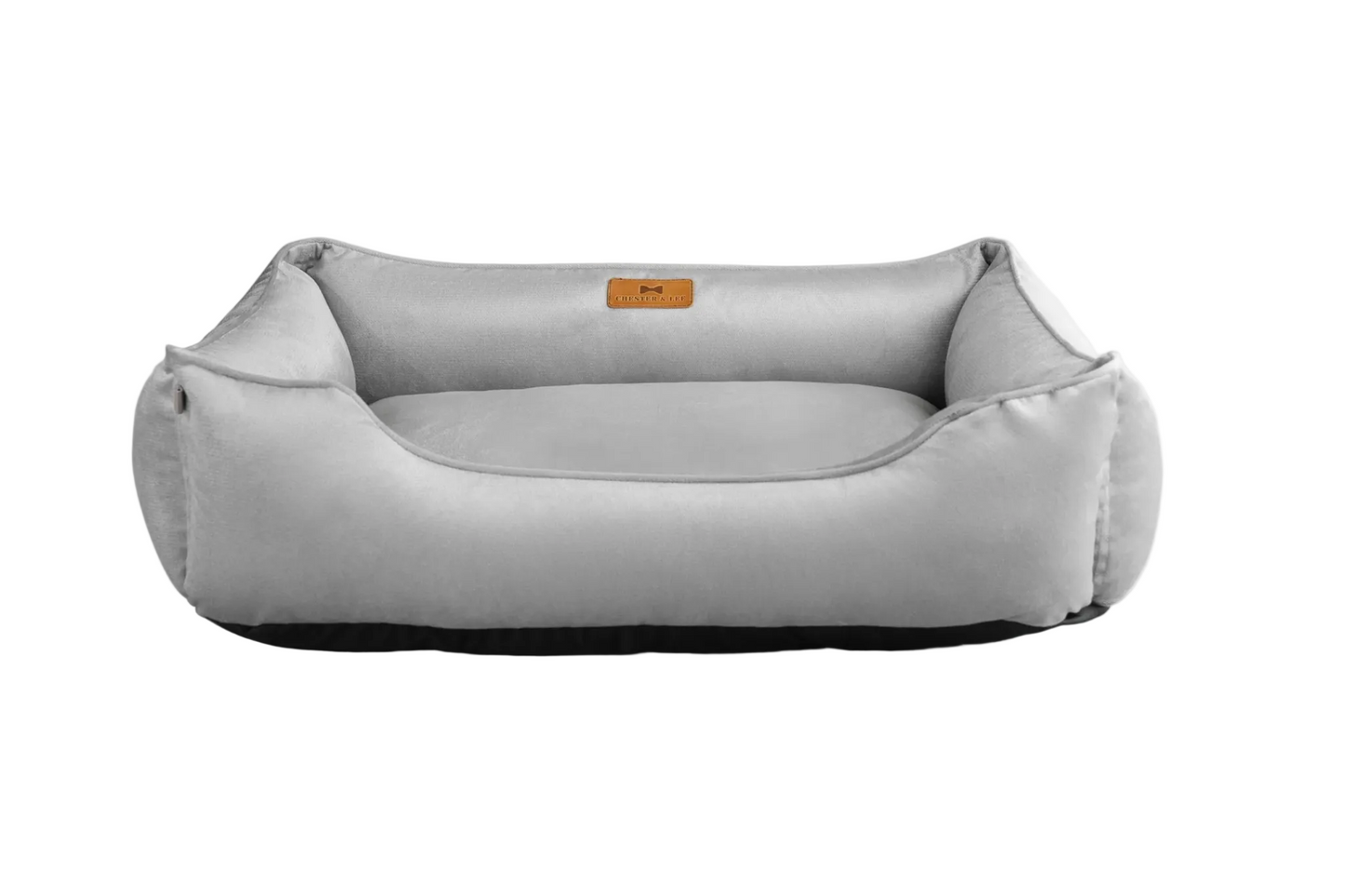 Gray Classic Velvet Sleeper Pet Bed