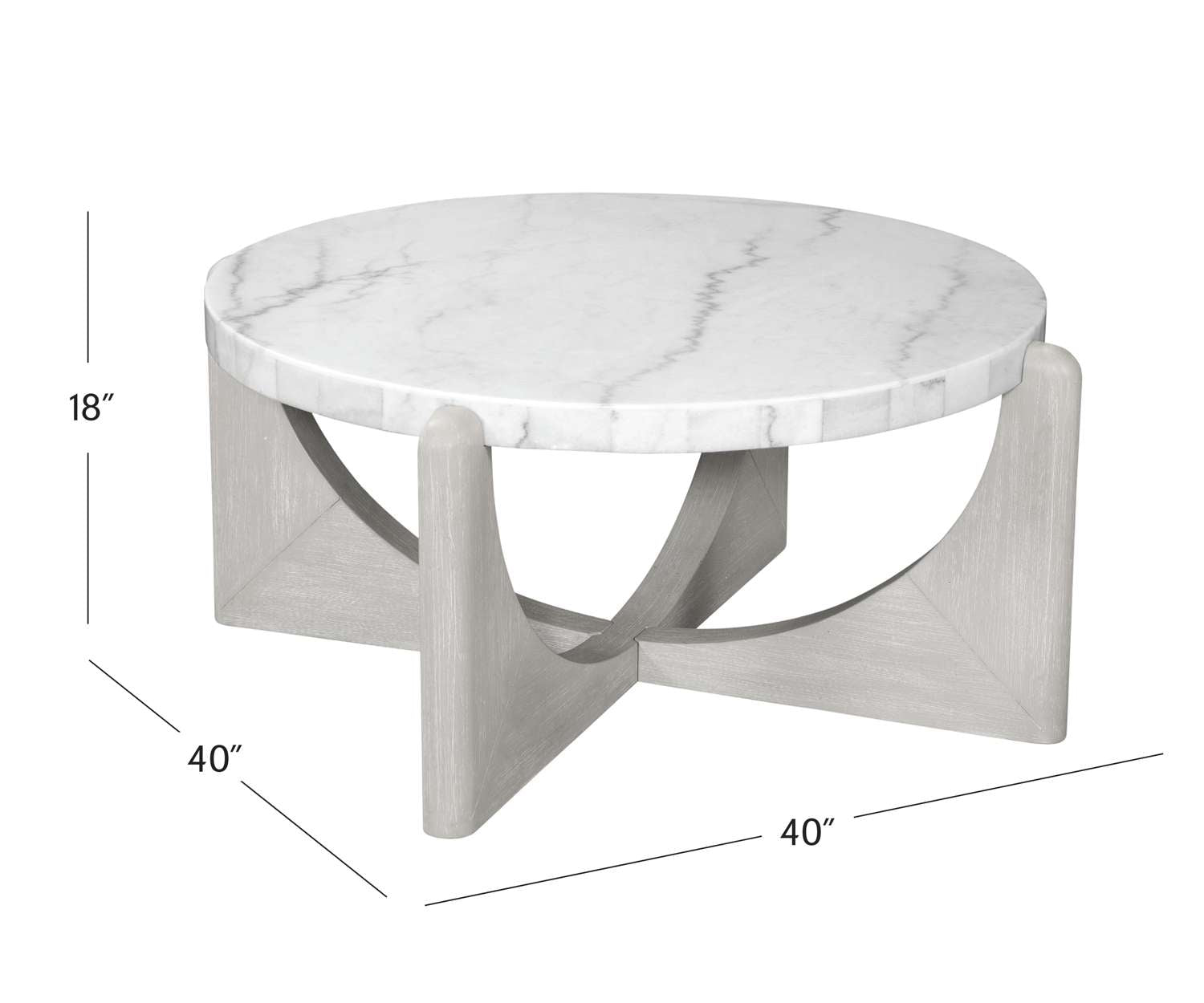Gavin Coffee Table - Dimensional