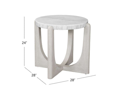 Gavin End Table - Dimensional