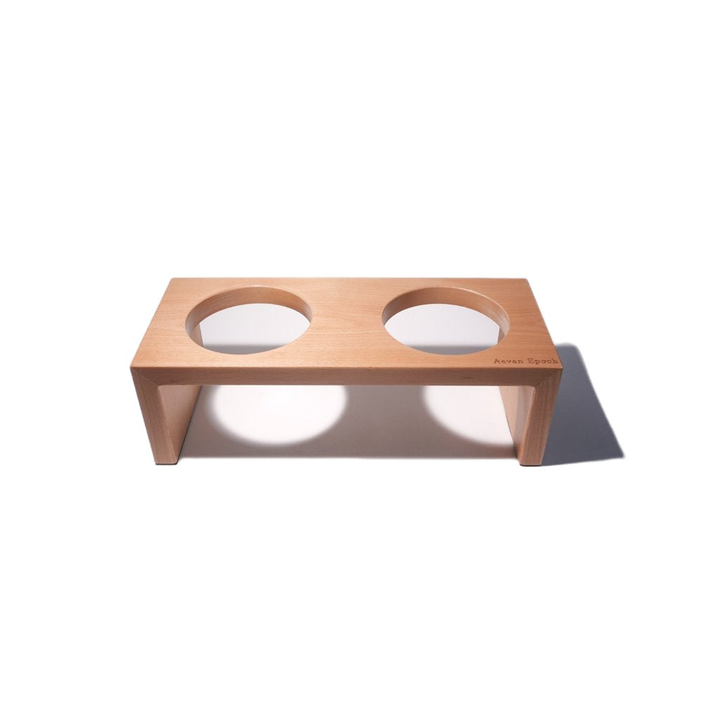 Aevan Epoch Solid Wood Pet Bowl Stands