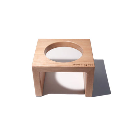 Aevan Epoch Solid Wood Pet Bowl Stands