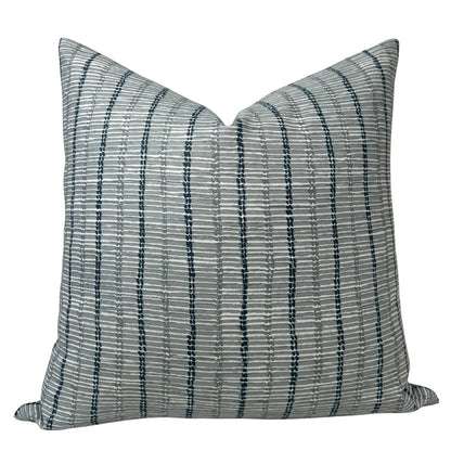 Taza Pillow in Mineral Blue