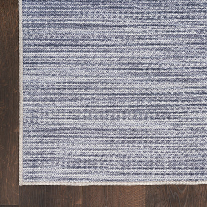 Nourison Grey Machine Washable Rug - Corner