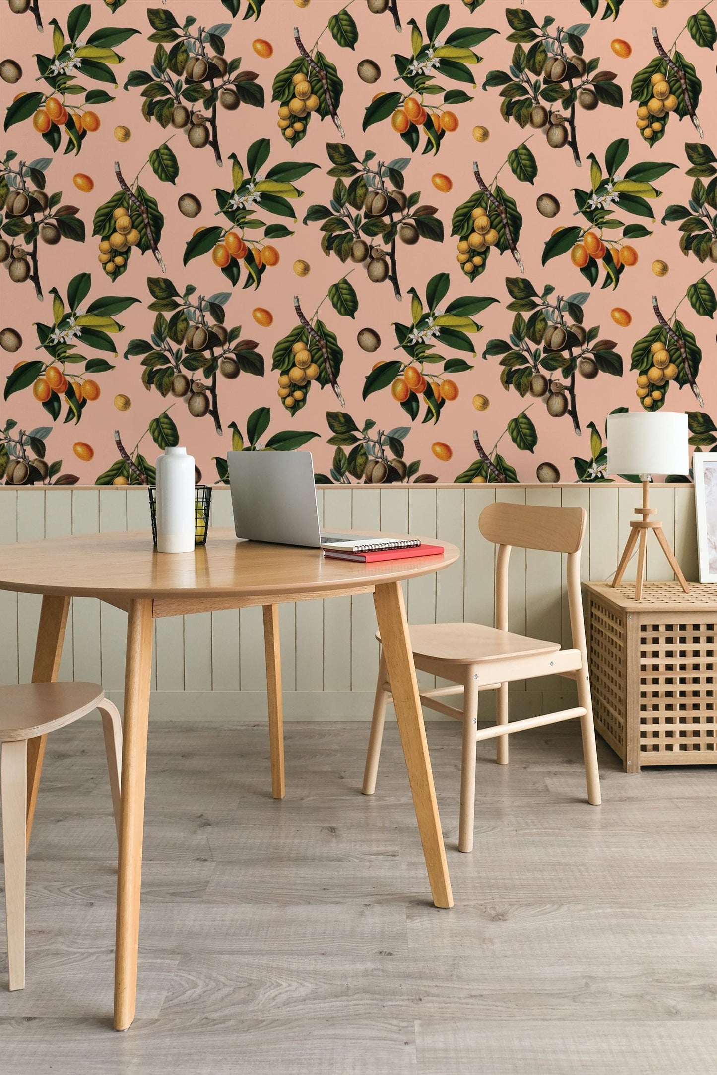 Vintage Orchard Wallpaper - Peach