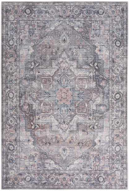 Nourison New Concept Grey Machine Washable Rug - 5'3" x 7'3"