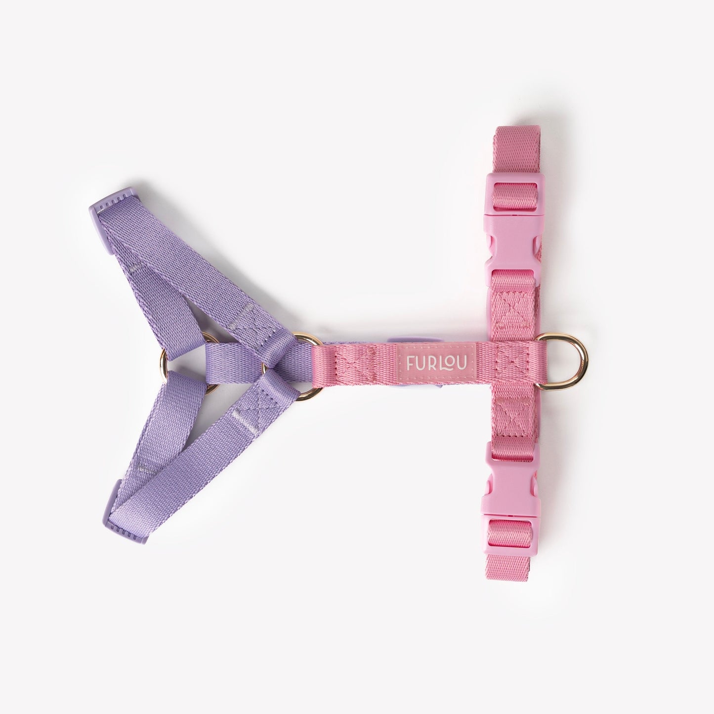 Dog Harness - Lavender & Pink