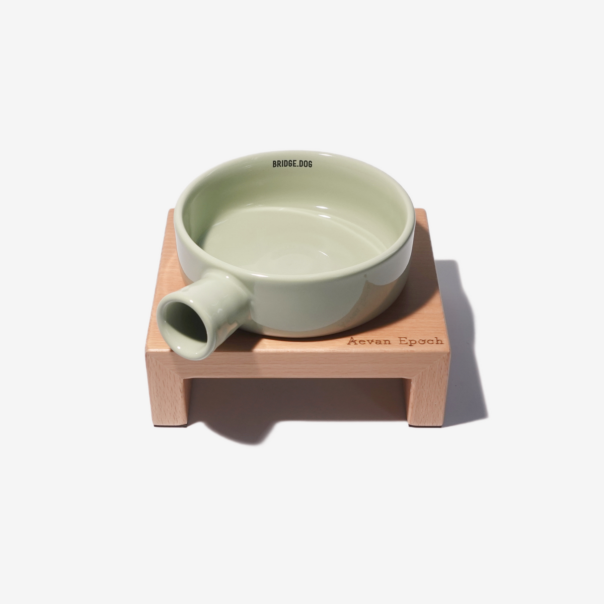 Aevan Epoch Solid Wood Pet Bowl Stands