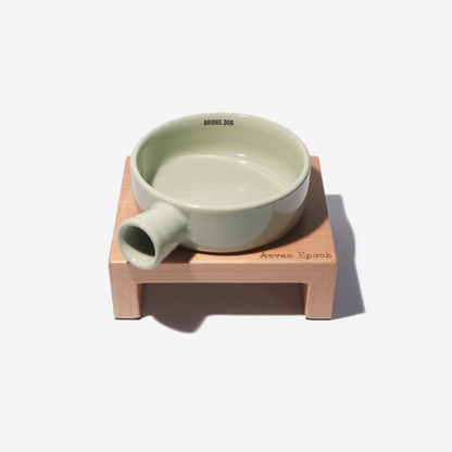 Aevan Epoch Solid Wood Pet Bowl Stands