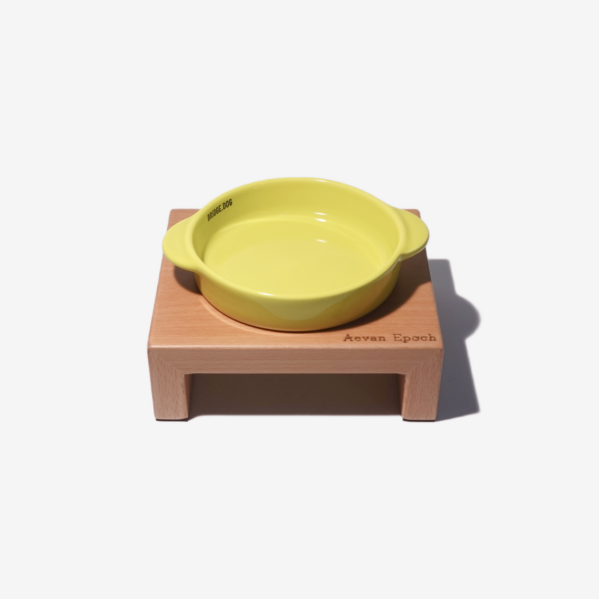 Aevan Epoch Solid Wood Pet Bowl Stands
