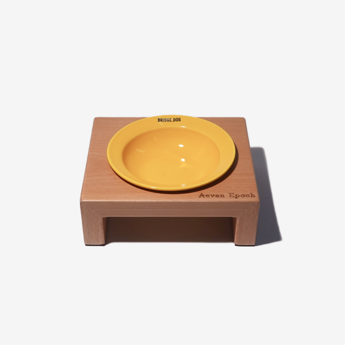 Aevan Epoch Solid Wood Pet Bowl Stands