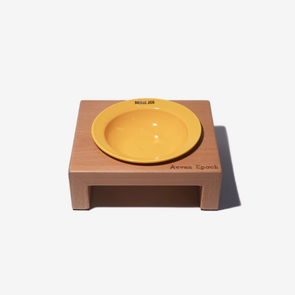 Aevan Epoch Solid Wood Pet Bowl Stands