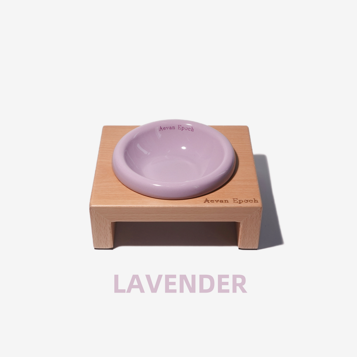 Aevan Epoch Solid Wood Pet Bowl Stands