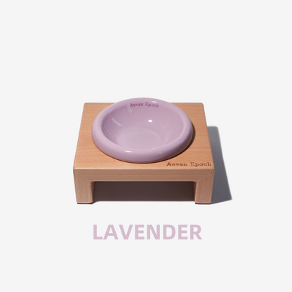 Aevan Epoch Solid Wood Pet Bowl Stands