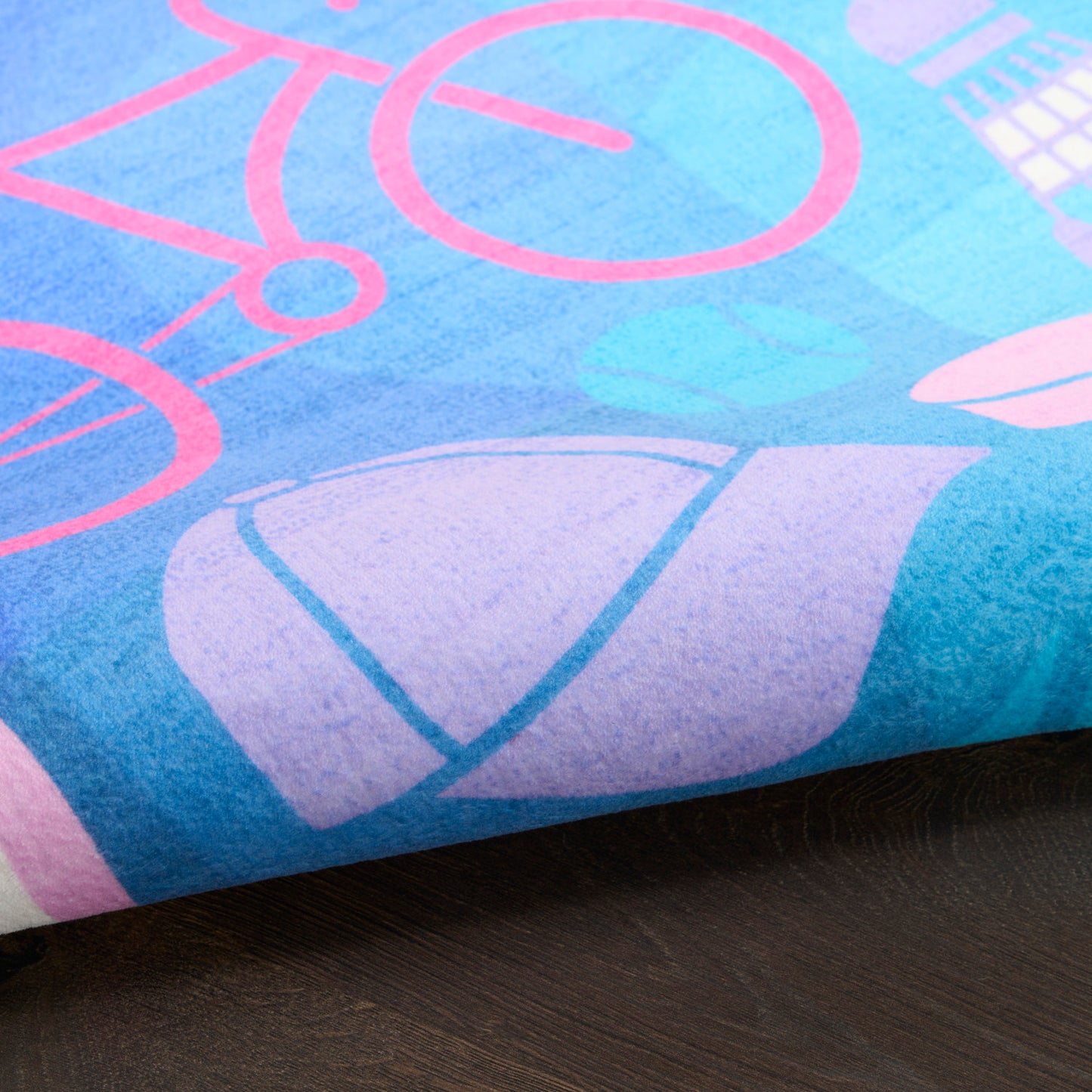 Nourison Imagination Purple Machine Washable Rug - Texture
