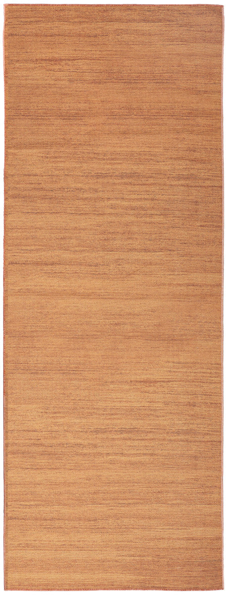 Nourison Essentials Loom Woven Copper Machine Washable Rug - 2'2" x 8'