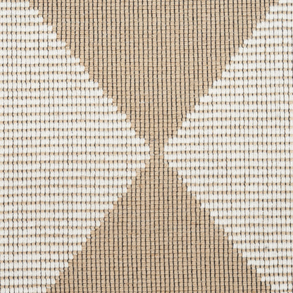 Nourison Modern Jute Natural & Ivory Machine Washable Rug - Swatch