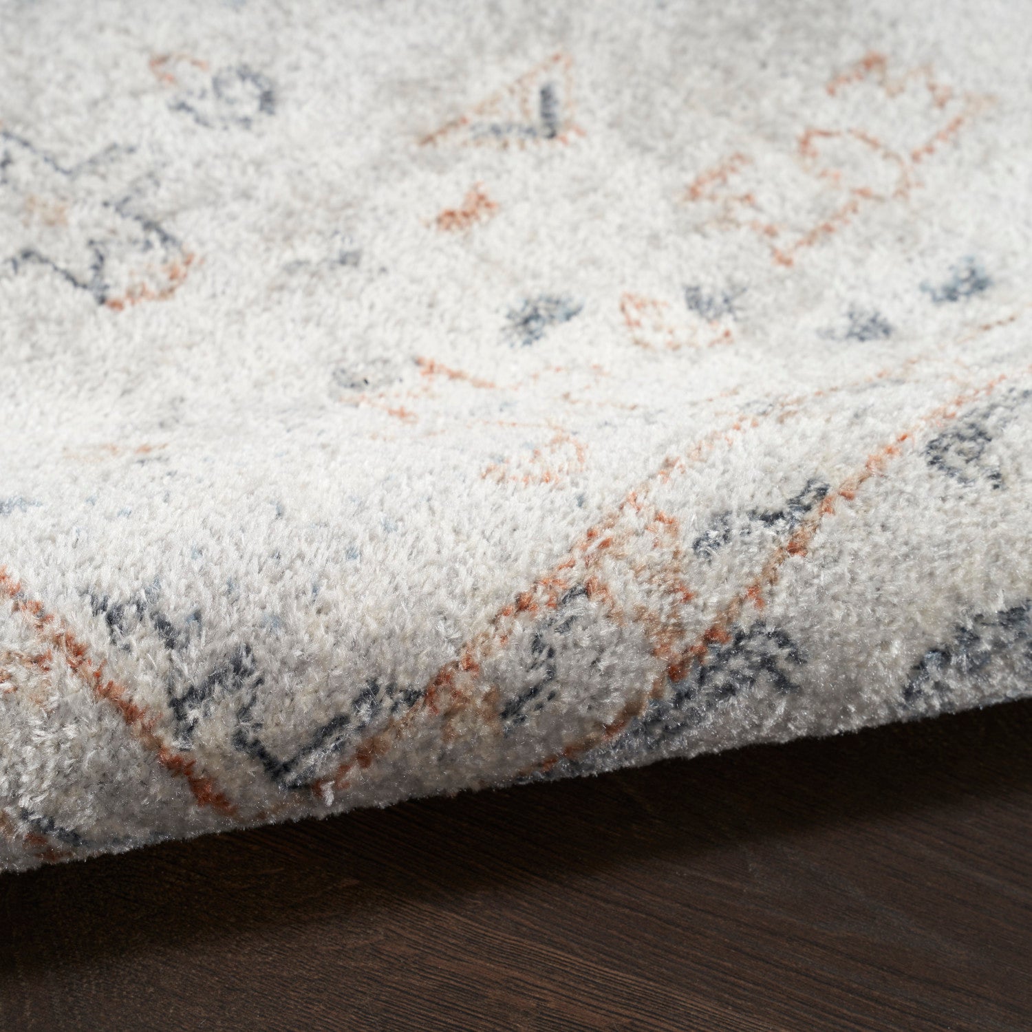 Nourison Astra Light Blue Pet Friendly Machine Washable Rug - Texture