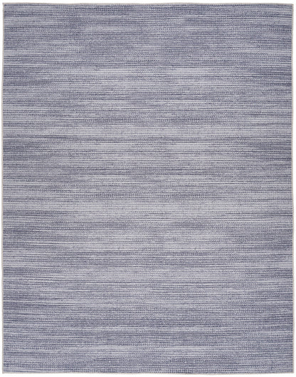 Nourison Grey Machine Washable Rug - 5'2" x 7'