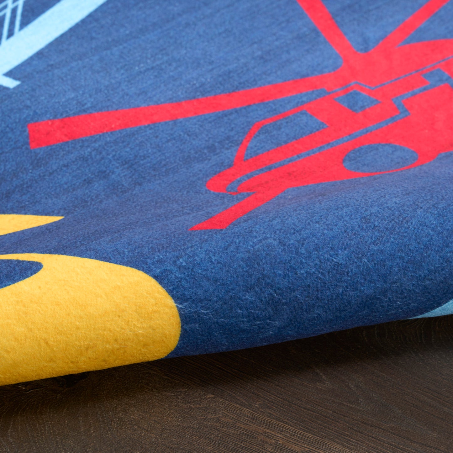 Nourison Imagination Navy & Multicolor Machine Washable Rug - Texture